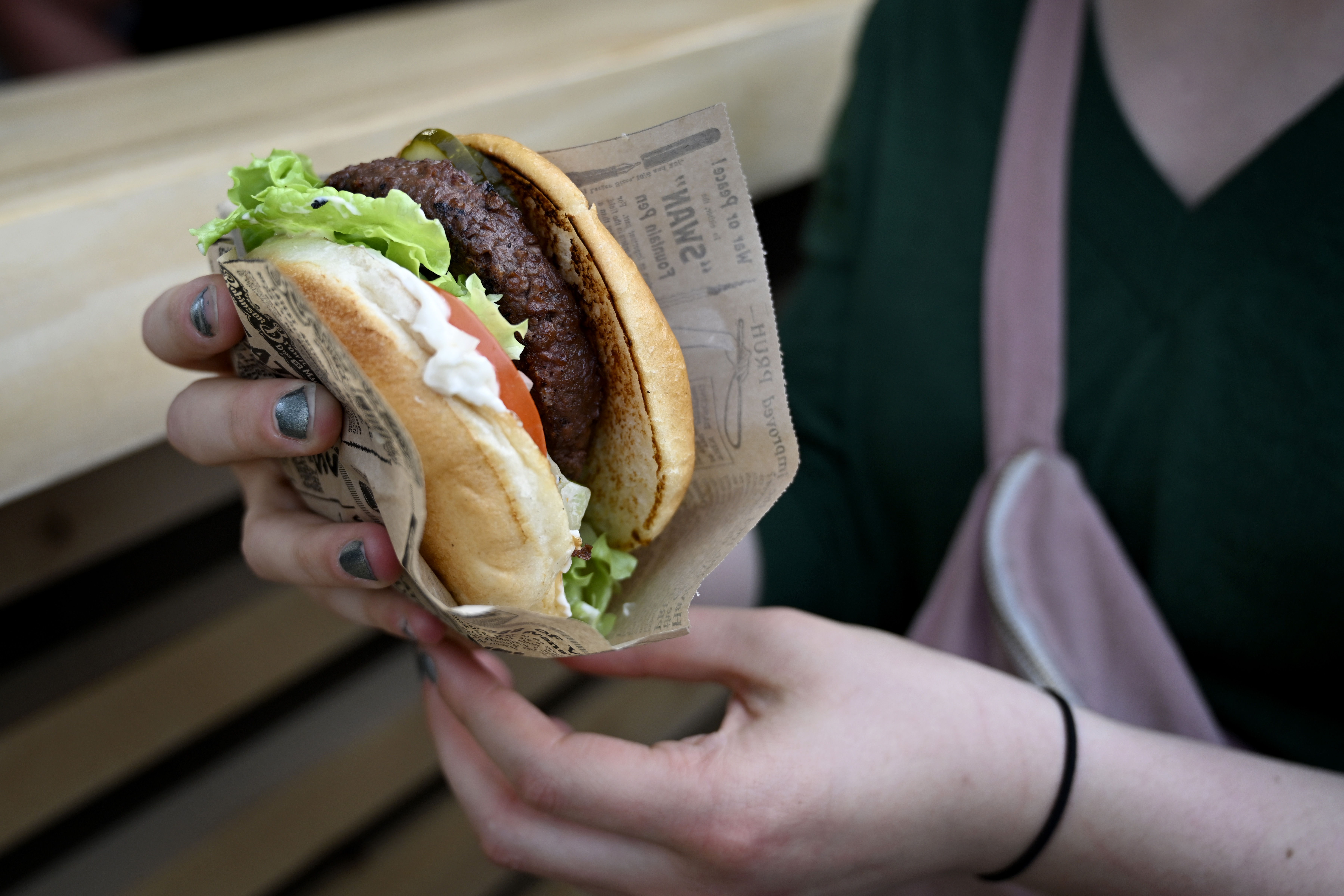 Burger vegan Beans Conspiracy